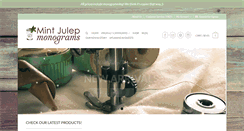 Desktop Screenshot of mintjulepmonograms.com