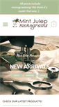 Mobile Screenshot of mintjulepmonograms.com